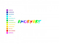 amoryart.com Webseite Vorschau