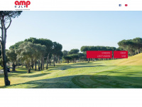 amp-golfschulen.de Webseite Vorschau