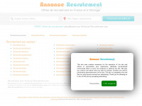 annonce-recrutement.com Webseite Vorschau
