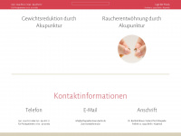 akupunktur-gewichtsreduktion-raucherentwoehnung.de Webseite Vorschau