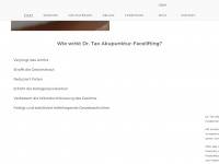 akupunkturfacelift.de Webseite Vorschau
