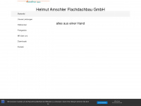 amschler-flachdachbau.de Webseite Vorschau