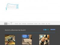 akustix.org Webseite Vorschau