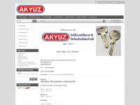 akyuez.com Webseite Vorschau