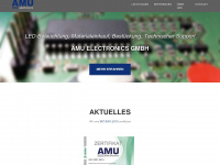 amu-electronics.com Webseite Vorschau