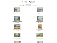 aquarelle-bodensee.de Webseite Vorschau