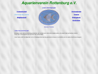 aquarienverein-rottenburg.de Webseite Vorschau