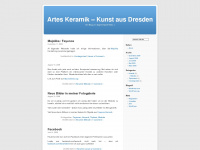 arteskeramik.wordpress.com Webseite Vorschau
