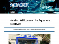 aquarium-geomar.de Webseite Vorschau