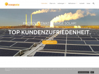 orange-solar.de Webseite Vorschau