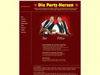 partyherzen.de Webseite Vorschau