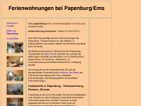 fewo-papenburg-ems.de Webseite Vorschau
