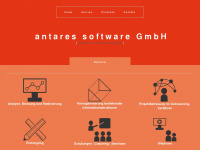 antares-software.de Webseite Vorschau