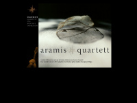 aramis-quartett.de Webseite Vorschau