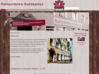 antik-rothballer.de Webseite Vorschau