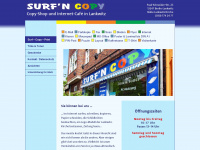 surfncopy.de Webseite Vorschau