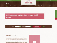 hotelcafemeier.de Webseite Vorschau
