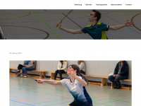 ksg-badminton.de Webseite Vorschau