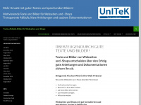 unitek.de Webseite Vorschau