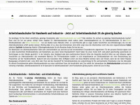 arbeitshandschuh24.de Webseite Vorschau