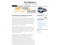 antiparkraumekg.wordpress.com Webseite Vorschau