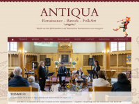 antiqua-potsdam.com Webseite Vorschau