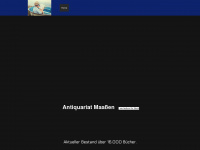 antiquariat-maassen.de Webseite Vorschau