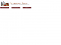 antiquariat-peda.de Webseite Vorschau