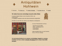 antiquitaeten-hohlwein.de Webseite Vorschau