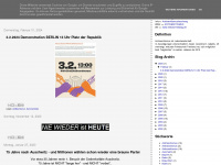 antisemitismus.blogspot.com Webseite Vorschau