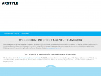 arxtyle.de Webseite Vorschau