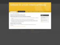 arbeitsvermittlung-software.de Webseite Vorschau