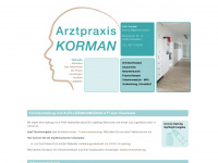 arztpraxis-korman.de Webseite Vorschau