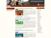 archaeologie-aktuell.de Webseite Vorschau