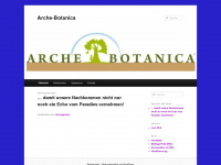 arche-botanica.de Webseite Vorschau