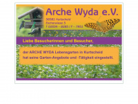 arche-wyda.de Webseite Vorschau