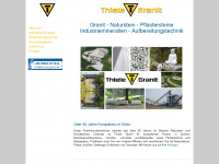 thiele-granit.de Webseite Vorschau