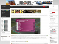 heroes-of-racing.de Webseite Vorschau