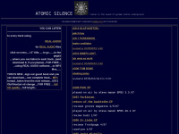 atomic-silence.com Webseite Vorschau