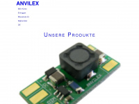 anvilex.com Webseite Vorschau