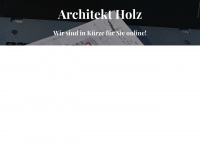 architekt-holz.de Webseite Vorschau