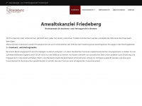 anwalt-friedeberg.de Webseite Vorschau