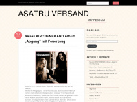 asatruversand.wordpress.com Webseite Vorschau