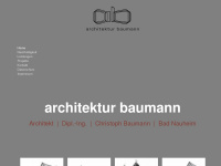 architektur-baumann.de Webseite Vorschau