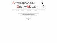 anwaltskanzlei-gustav-mueller.de Webseite Vorschau