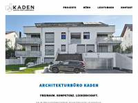 architekturbuero-kaden.de Webseite Vorschau