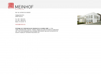 architekturbuero-meinhof.de Webseite Vorschau