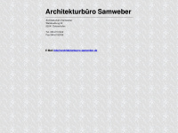 architekturbuero-samweber.de Webseite Vorschau
