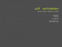 architekturbuero-will.de Webseite Vorschau