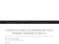 anwaltskanzlei-wolf.info Webseite Vorschau